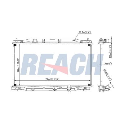 Su Radyatörü  Honda CR-V (RE)(01.2007->)  DENSO DRM21105
