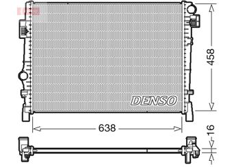 Su Radyatörü  DENSO DRM09054  DRM09054 K68038238AB 68038238AA K68038238AA K68102115AA