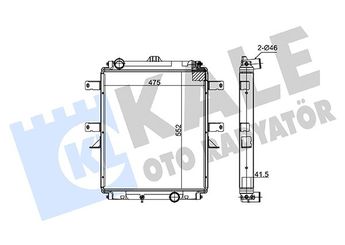 Su Radyatörü  VEKA 16-1830  13S0038064AA