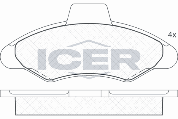 Fren Disk Balata Ön Ford Escort Express (1995->)  FORD ORJINAL 92AX2K021AB