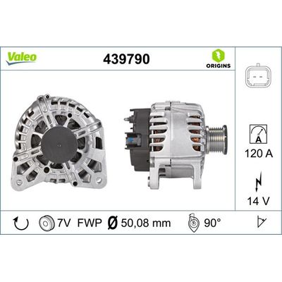 Alternatör  VALEO 439790