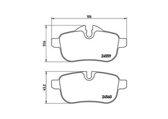 Fren Disk Balata Arka MAGNETI MARELLI 363700406062  446504010 34216788275