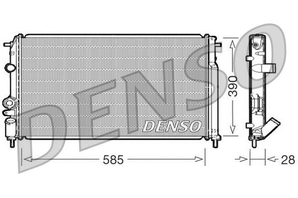 Su Radyatörü  DENSO DRM23052