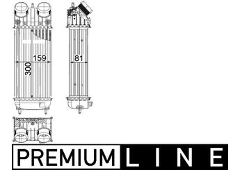 Turbo Radyatörü  MAHLE CI 418 000P  1440P8 1140P8 1140.P8 9685426580