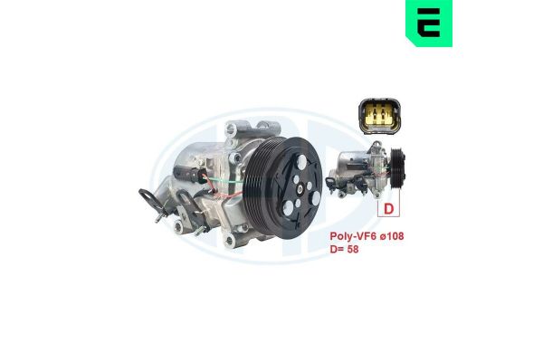 Klima Kompresörü  Citroen C4 X / Ë-C4 X (11.2022->)  ERA 670108