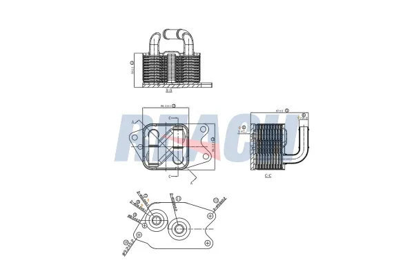 Motor Yağ Soğutucu  VEKA 45-4427