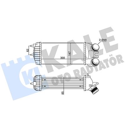 Turbo Radyatörü  Peugeot Partner (S2)(11.2002->)  KALE 352310