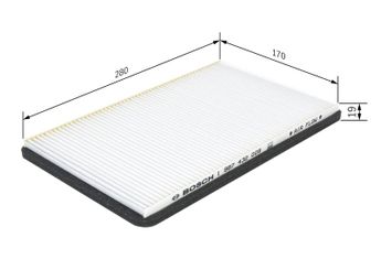 Polen Filtresi  BOSCH 1 987 432 009  7700845811 77 00 845 811 7711228913 77 11 228 913 7700854811 7701040543 7701205278