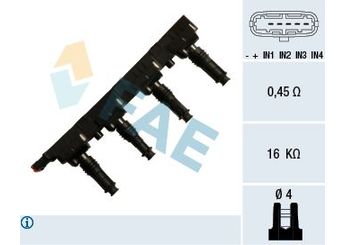 Ateşleme Bobini  HELLUX HLB1104  1208012 90543253 90 543 253 90560110 90 560 110 133816
