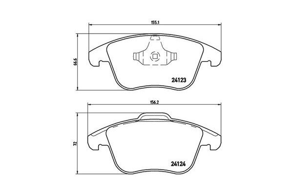 Fren Disk Balata Ön Land Rover Range Rover Evoque Cabriolet (2015->)  MAGNETI MARELLI 363700444020