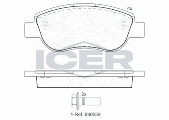 Fren Disk Balata Ön SANGSIN SP1808  77363782 98845340 7 736 378 2 9 884 534 0 8671016706 86 71 016 706 98 84 534 0