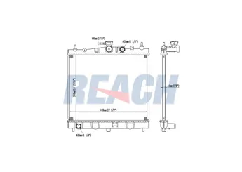 Su Radyatörü  RADISEN RR 62902  21410AX600 21410BC20A 21410BH40A 214109U00A 214109U01A 21410BH40B 21410BH41A 8200365427