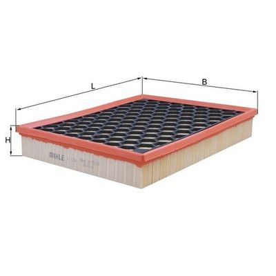 Hava Filtresi  Opel Signum (07.2005->)  MAHLE LX 1294