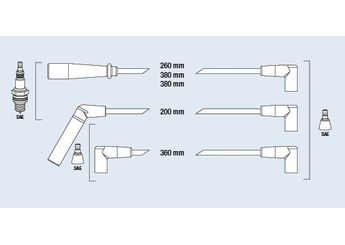 Buji Kablosu  MGA 35257  83507180
