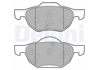 Fren Disk Balata Ön DELPHI LP1862  45022SEAEZ1 45022SEAE01 45022-SEA-E01 45022-SEA-EZ1