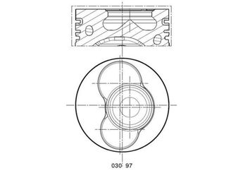 Piston (0.50)  MAHLE 030 97 01  070107065AK
