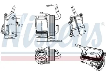 Motor Yağ Soğutucu  NISSENS 91317  A1121800065 1121800065