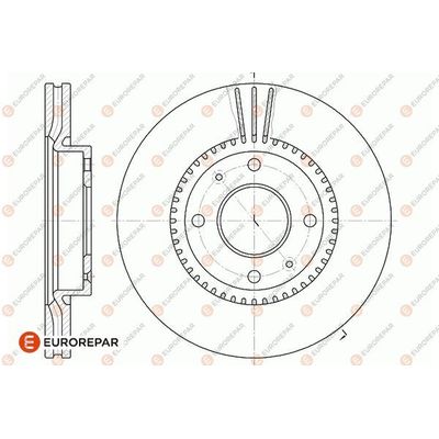 Fren Disk Ayna Ön Sağ ve Sol Kia Magentis (MS)(2001->)  EUROREPAR 1667853180