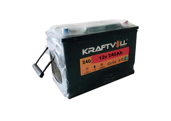 Akü (12V - 240 AH) C (518×279×240)  KRAFTVOLL 18020009  