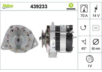 Alternatör  VALEO 439233  