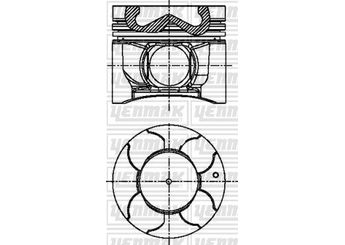Piston (STD)  YENMAK 36-04363-000  1110C698