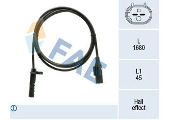 Abs Sensörü Arka Sağ TRW GBS2682  2E0927748AB 2E0 927 748 AB