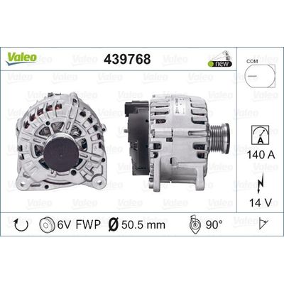 Alternatör  VALEO 439768