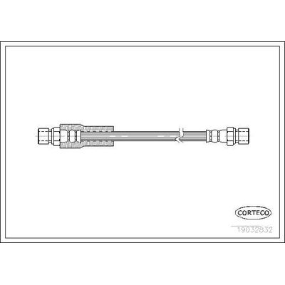 Fren Hortumu Ön Sağ veya Sol CORTECO 19032832