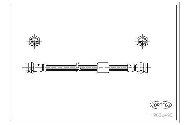 Fren Hortumu Arka Sağ veya Sol MGA 51241