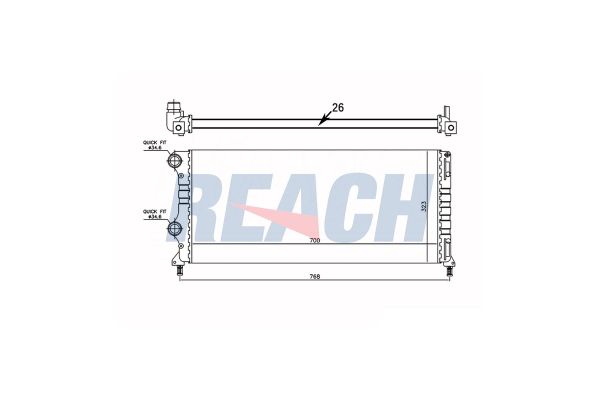 Su Radyatörü  BEHR CR 1448 000S