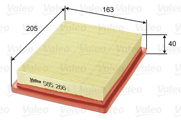 Hava Filtresi  Hyundai Accent (X3)(1995->)  VALEO 585266