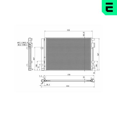 Klima Radyatörü  Hyundai Veloster (FS)(06.2011->)  ERA 667316
