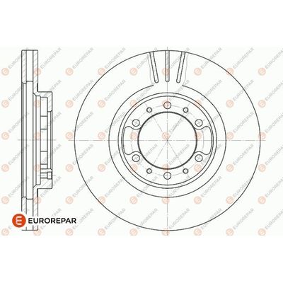 Fren Disk Ayna Ön Sağ ve Sol Mitsubishi L200 (K70)(1996->)  EUROREPAR 1642764180