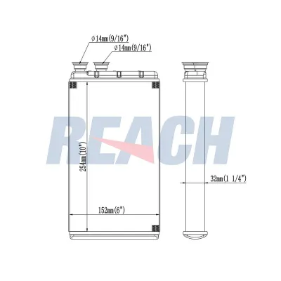 Kalorifer Radyatörü  BMW 5 Serisi Touring (G31)(2017->)  VEKA 41-1417B