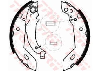 Fren Pabuçlu Balata Arka MGA 54266  424100000 424124 4241 24 4241E5 4241 E5 95659676 95 659 676 424123 4241 23 424172 4241 72 4251E5 4251 E5