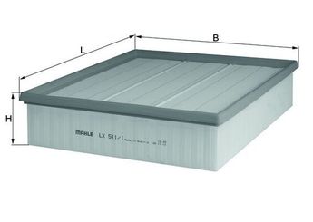 Hava Filtresi  MAHLE LX 511/1  A0030948304 200129620 2D0129620 2D0129620A 2D0129620B 2D0129620C 2D0129620D 5103554AB 05103554AB K05103554AB 30947504 0030947504 30948204 0030948204 40942604 0040942604 A0030947504 A003 094 75 04 A0030948204 A0040942604