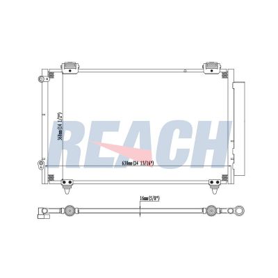 Klima Radyatörü  Toyota Corolla (E12)(2002->)  MAHER 10883