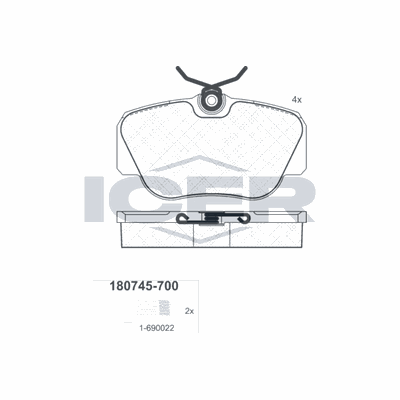 Fren Disk Balata Ön DELPHI LP597