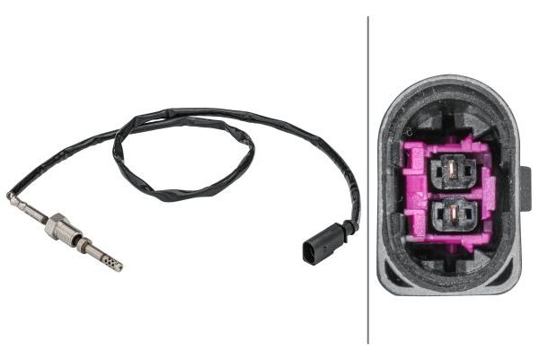 Egzoz Sıcaklık Sensörü  Volkswagen Amarok (2HA/2HB/S1B)(03.2010->2016)  HELLA 6PT 358 181-561