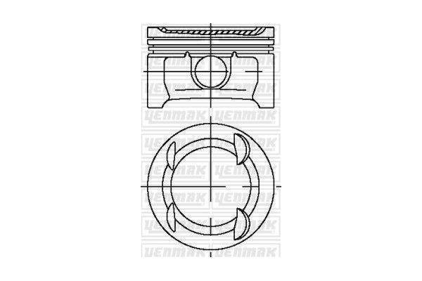 Piston (85.30MM-0.50)  YENMAK 31-03913-050