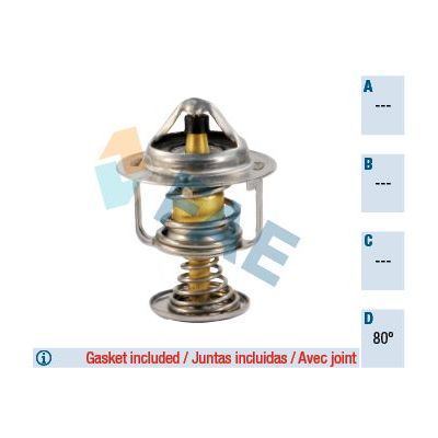 Termostat 80 °C  Toyota Urban Cruiser (NLP11/NSP11)(02.2009->)  MGA 85233