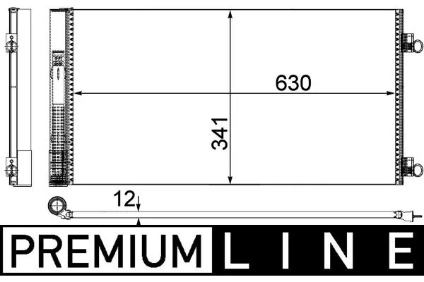 Klima Radyatörü  MINI Roadster (R59)(2012->)  MAHLE AC 751 000P