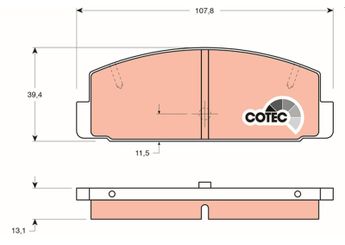 Fren Disk Balata Arka TRW GDB3088  GGYM2648Z FA6749230 FA67-49-230 GEYC2648Z GEYC2643Z FDY12649Z GEYC2648ZA FB712628Z GEYC2643ZA GS392643Z GJYB2648Z9C GJYA2643ZA GJYA2643Z GGYM2643Z GEYT2643Z FB712628ZA GGYB2643Z GJYB2648Z GJYB2643Z GGYB2648Z GGYM2648ZA9C GPYB2643Z