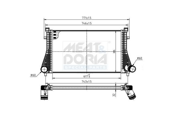 Turbo Radyatörü  Volkswagen Arteon Shooting Brake (3H9)(07.2020->)  VEKA 42-4427