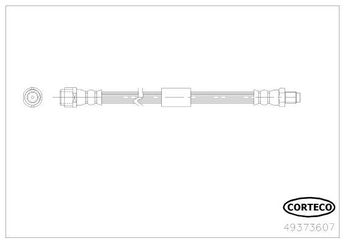 Fren Hortumu Arka Sağ veya Sol CAVO C900 687A  A2124200448 2124200448