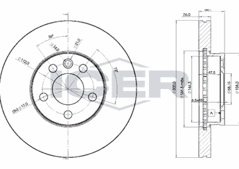 Fren Disk Ayna Ön Sağ ve Sol AYD 50348  7M3615301A 7D0615301 1141782 1 141 782 7D0615301B 7D0 615 301 B 7M3 615 301 A