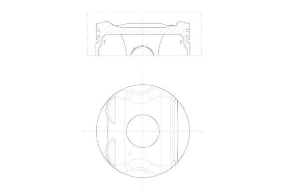 Piston (78.00MM-STD)  NÜRAL 87-71973-STD