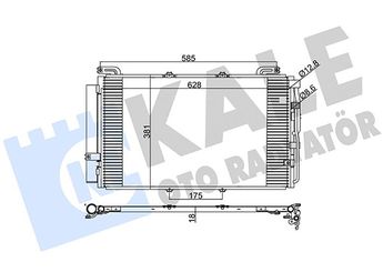 Klima Radyatörü  KALE 391300  9760617000 97606-17000 9760617001