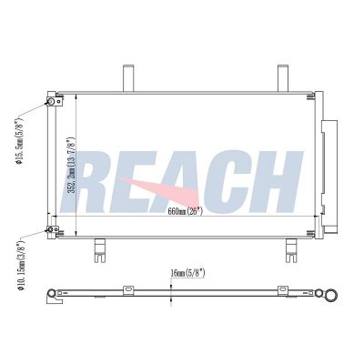 Klima Radyatörü  Honda Accord Tourer (CW)(09.2008->)  BSG 35-525-013