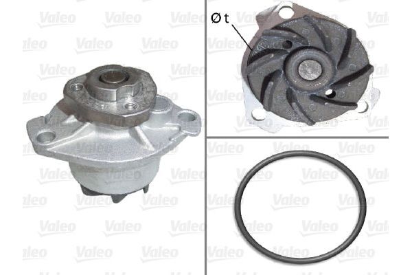 Devirdaim Su Pompası  Volkswagen Passat (3A2)(09.1993->1996)  VALEO 506484